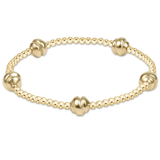 enewton | admire small gold 2.5mm bead bracelet | gold
