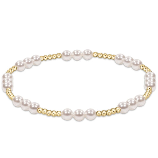 enewton | classic joy pattern 4mm bead bracelet | pearl