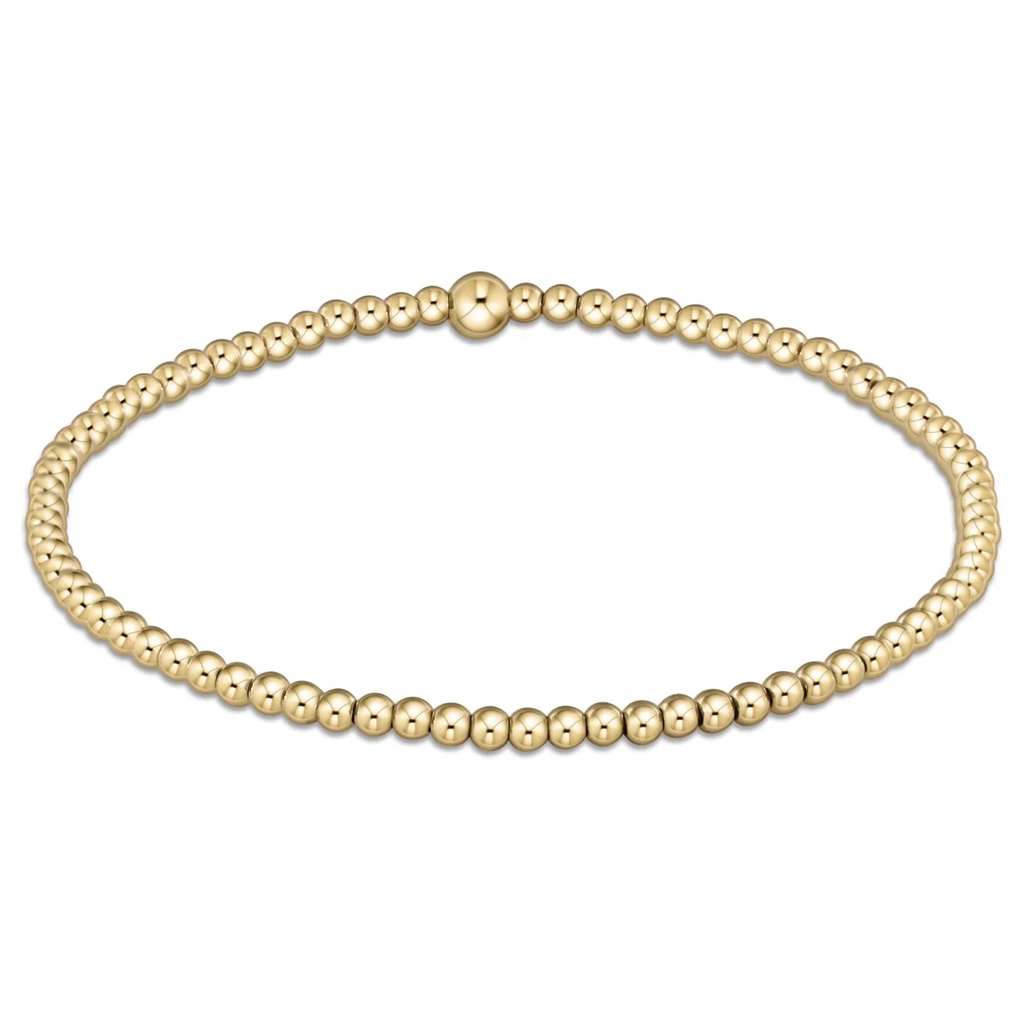 enewton | classic gold 2.5mm bead bracelet | all sizes