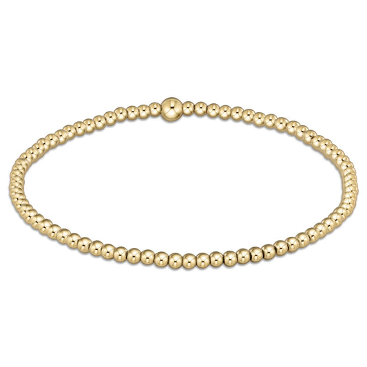 enewton | classic gold 2.5mm bead bracelet | all sizes