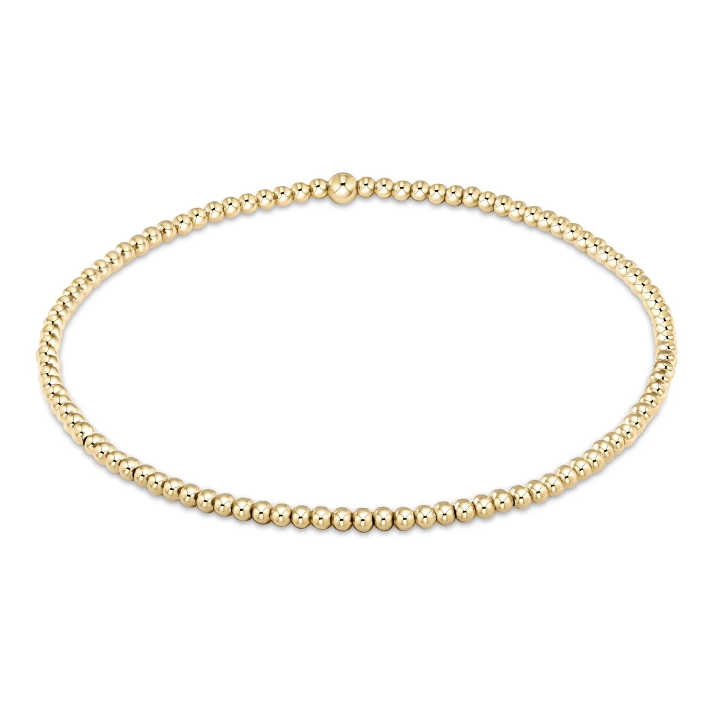 enewton | classic gold 2mm bead bracelet | all sizes