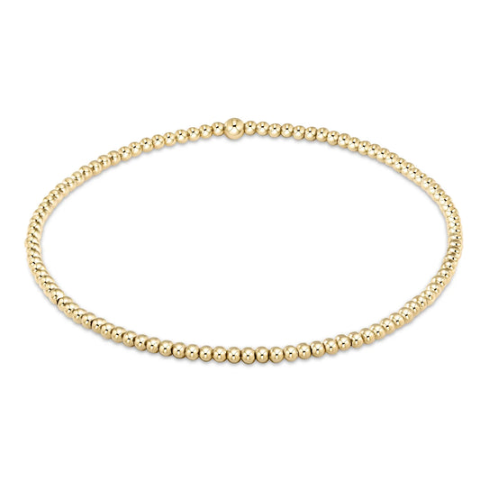 enewton | classic gold 2mm bead bracelet | all sizes