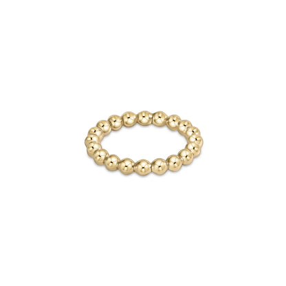 enewton | classic gold 3mm bead ring | all sizes