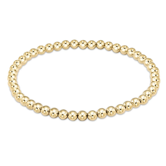 enewton | classic gold 4mm bead bracelet | all sizes