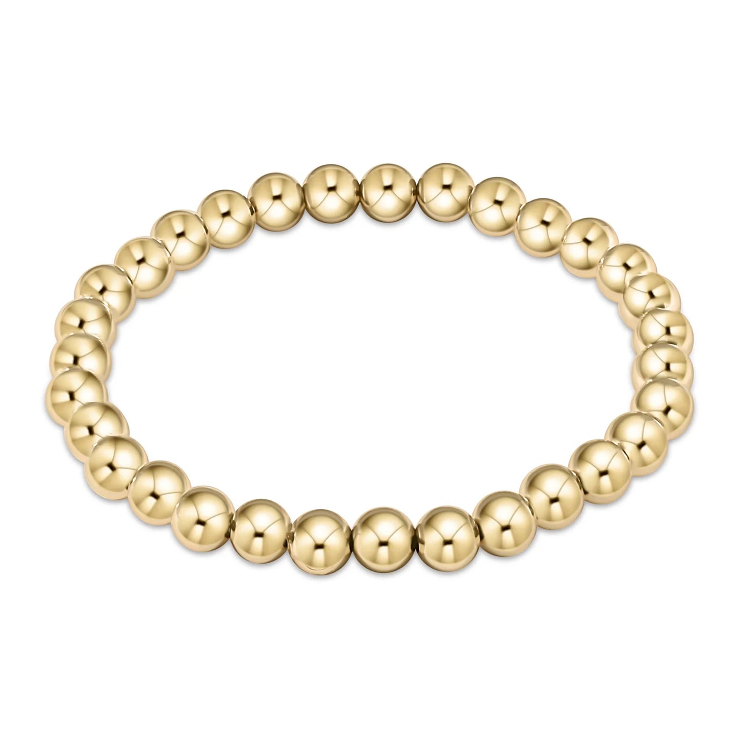 enewton | classic gold 6mm bead bracelet | all sizes