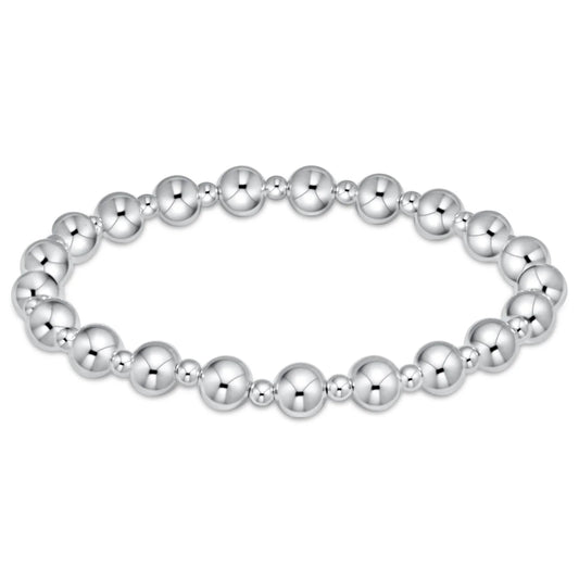 enewton | classic grateful pattern 6mm bead bracelet | sterling