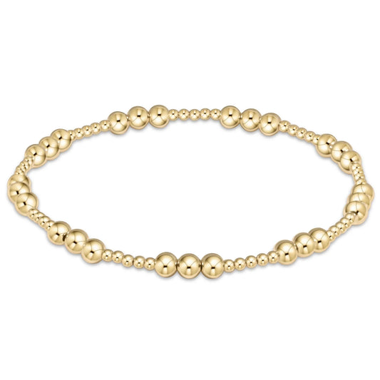 enewton | classic joy pattern 4mm bead bracelet | gold