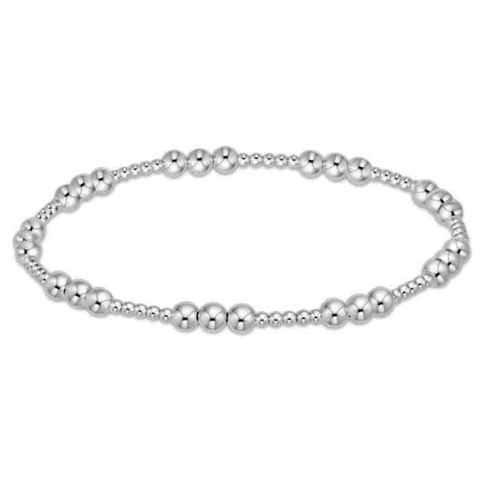 enewton | classic joy pattern 4mm bead bracelet | sterling