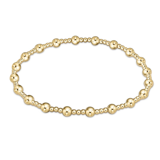enewton | classic sincerity pattern 4mm bead bracelet | gold