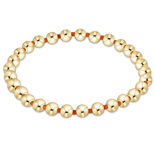 enewton | gameday hope grateful 5mm bead bracelet | bright orange