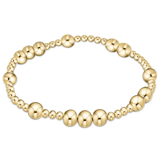 enewton | hope unwritten 6mm bead bracelet | gold