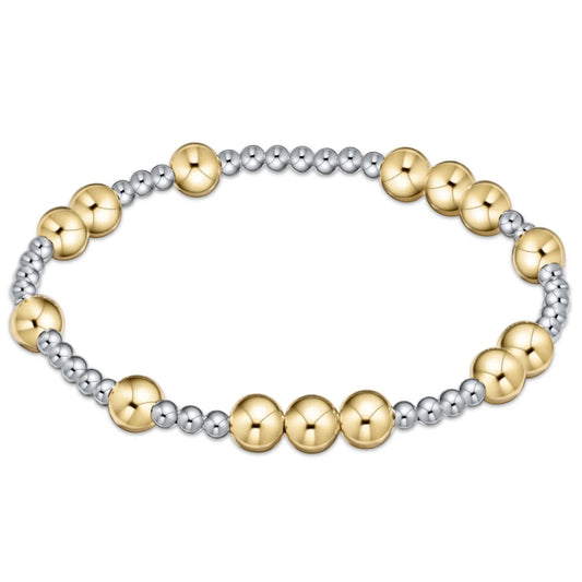 enewton | hope unwritten 6mm bead bracelet | mixed metal