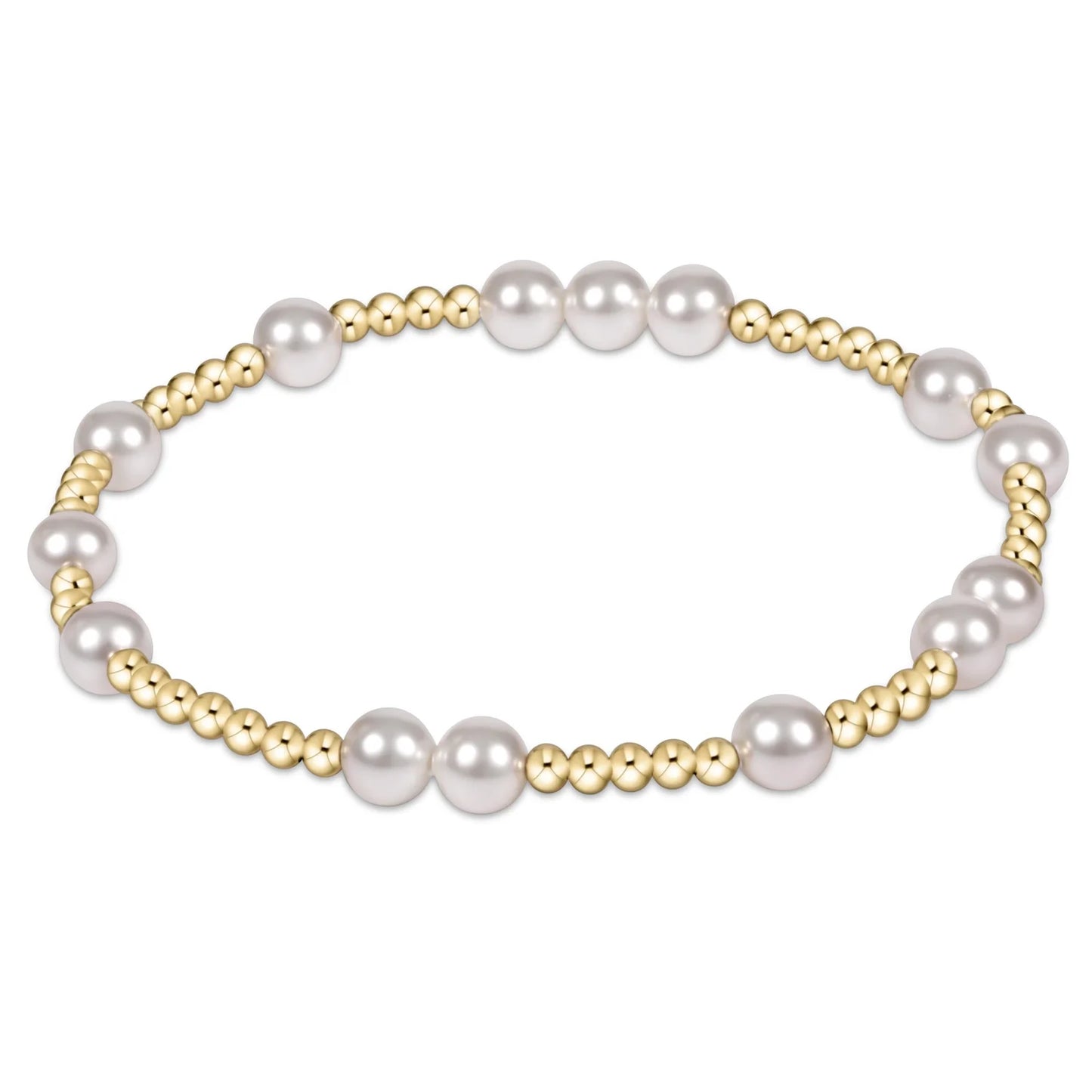 enewton | hope unwritten 6mm bead bracelet | pearl