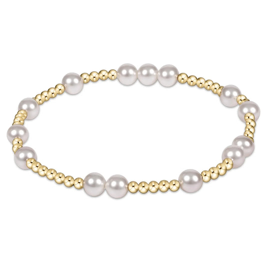enewton | hope unwritten 6mm bead bracelet | pearl