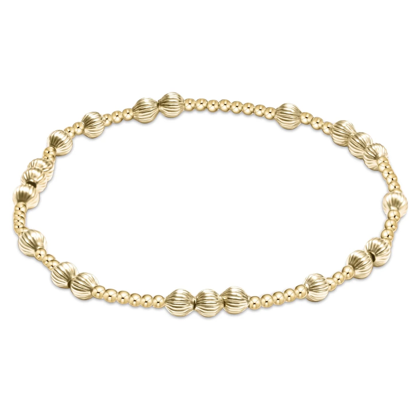 enewton | hope unwritten dignity 4mm bead bracelet | gold