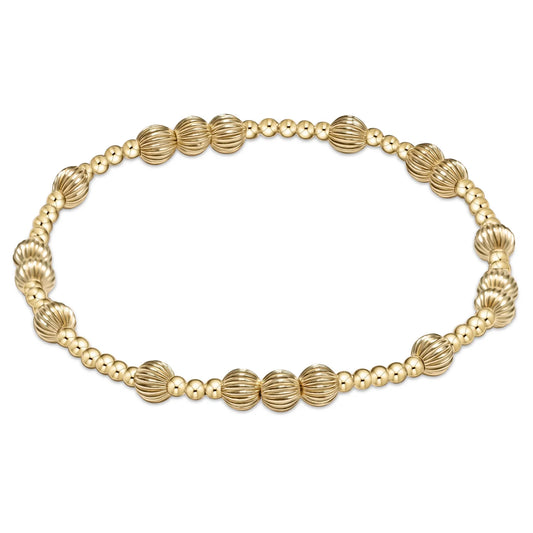 enewton | hope unwritten dignity 5mm bead bracelet | gold