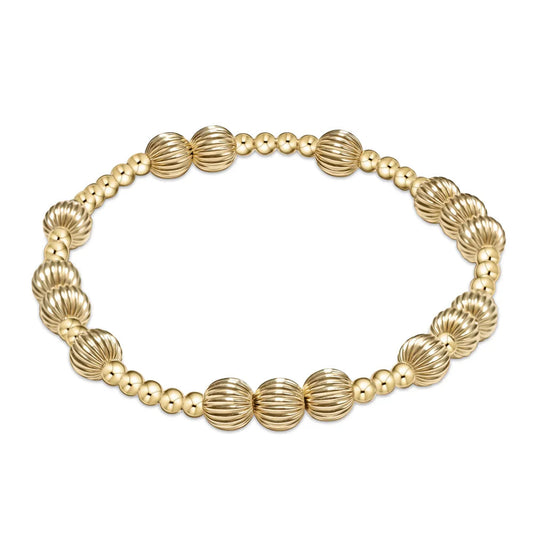 enewton | hope unwritten dignity 6mm bead bracelet | gold