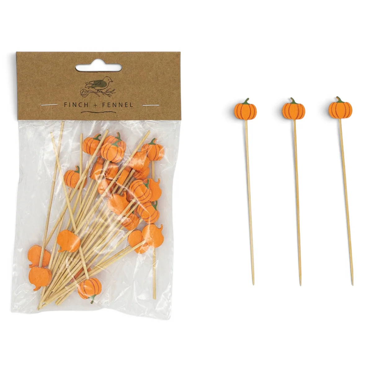 Finch + Fennel | Bamboo Single Use Toothpicks | Multiple Styles