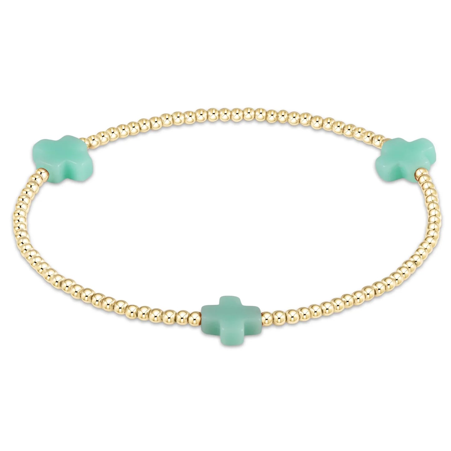 enewton | signature cross bracelet gold | all colors