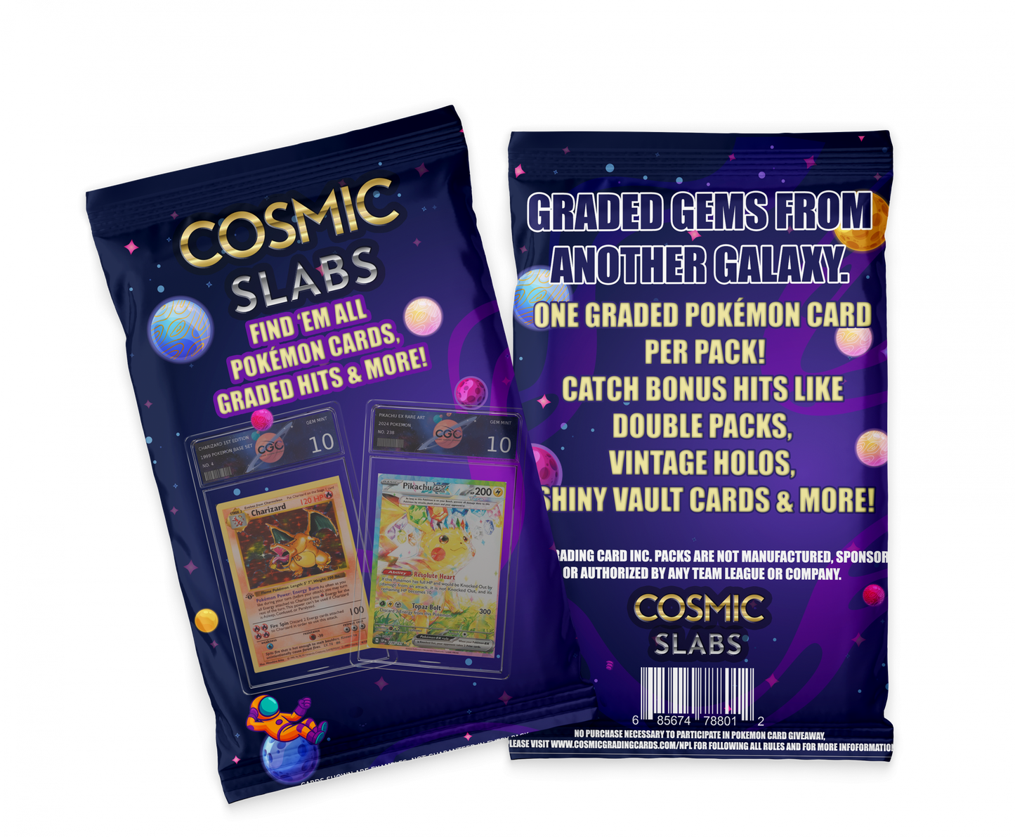 Cosmic Slabs Pokemon