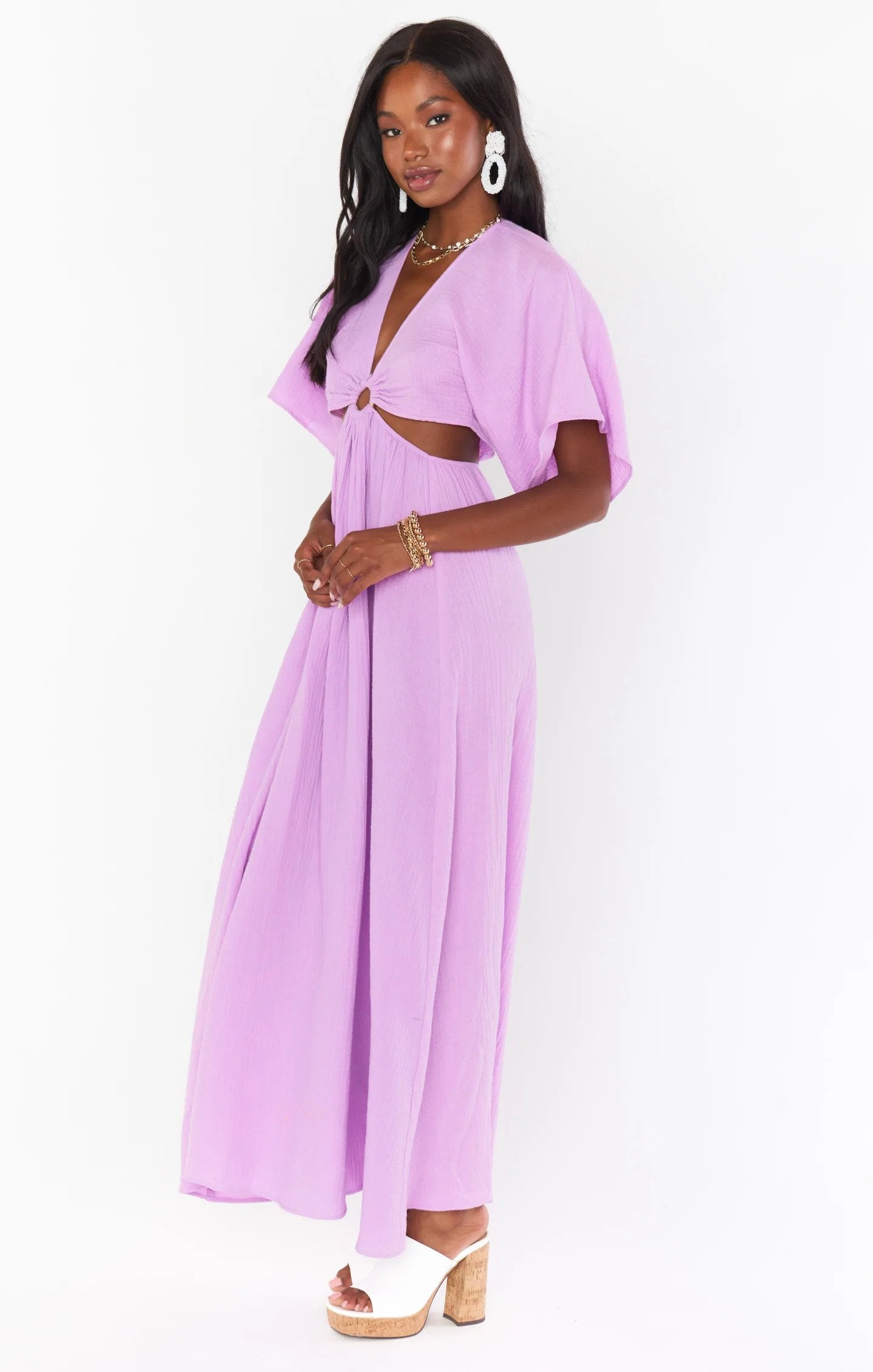 Show Me Your MuMu Dana Dress in Bright Lilac
