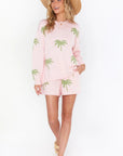 Show Me Your MuMu Pink Palm Tree Sweater