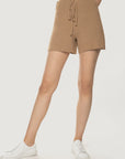 Dex Clothing Sweater Shorts Light Brown